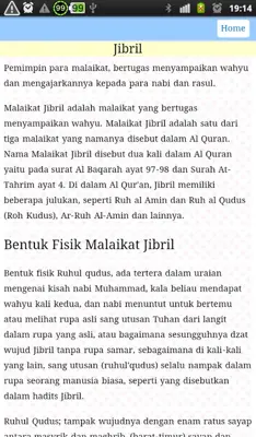 Malaikat Allah Dan Tugasnya android App screenshot 0